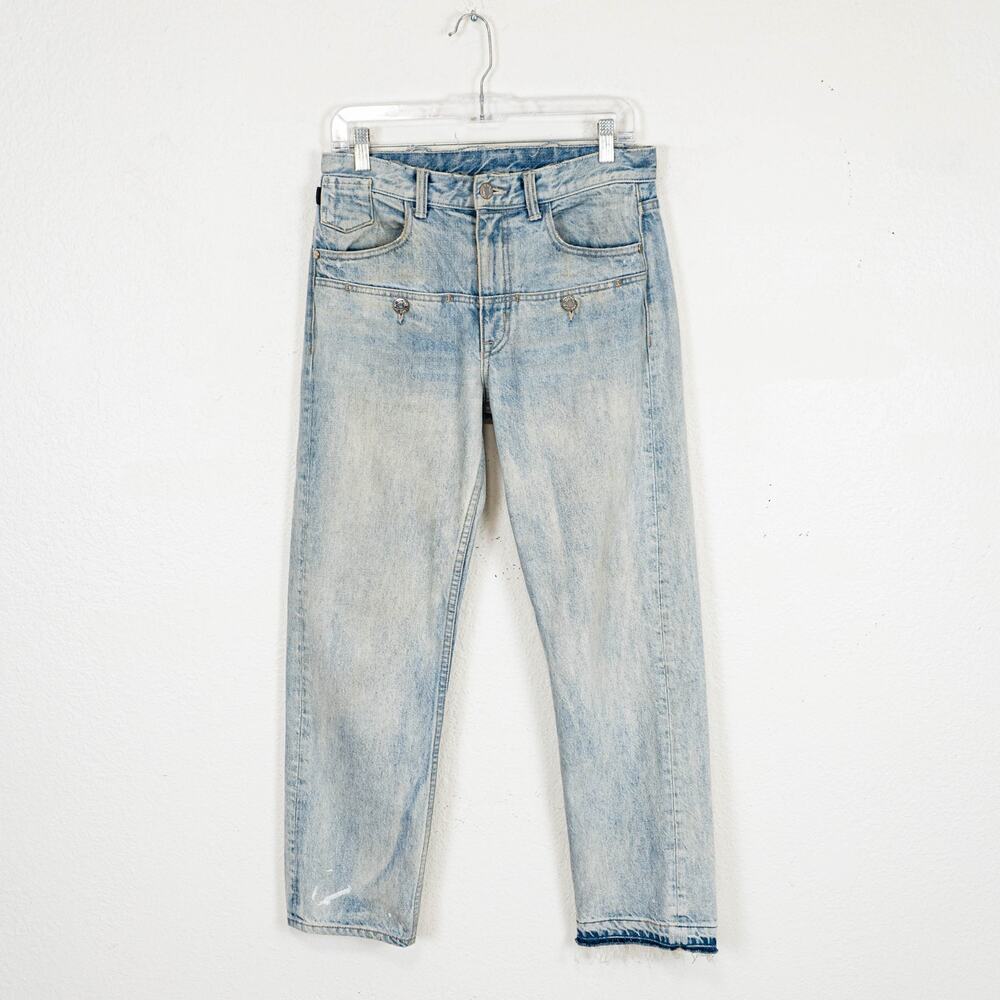 Helmut Lang Oversized Boyfriend Jean Light Marble size Medium